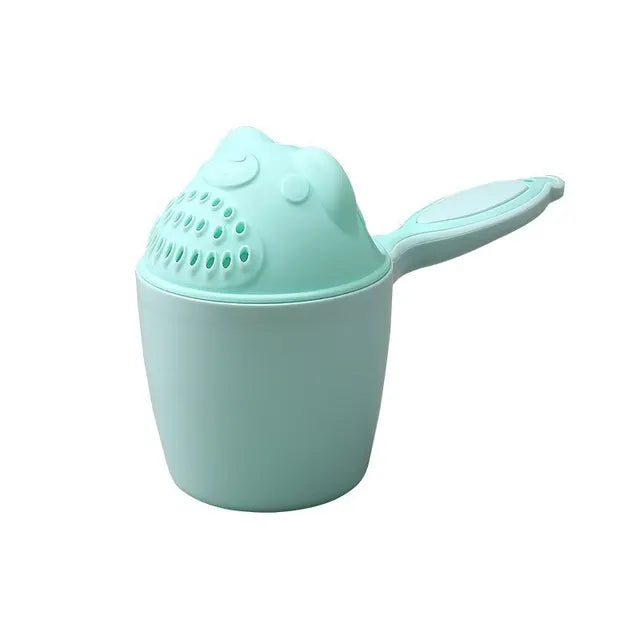 Shampoo Rinse Cup Multifunctional Bathing Supplies Shower Tools for Kids, Blue