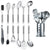 Stainless Steel Kitchen Utensils Set with Utensil Holder, 13 Piece Set