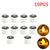 10pcs Solar Tea Light LED Candles Flameless Outdoor Waterproof Rechargeable (Warm Light)