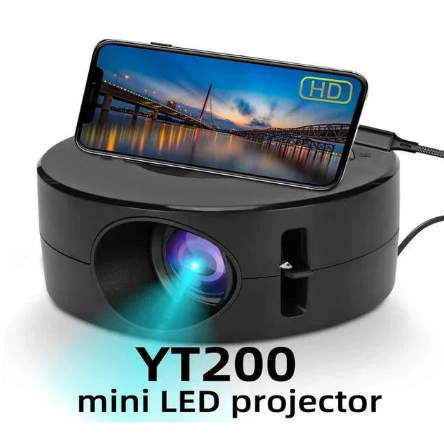 Android Smart Projector with Auto Focus (1080p Decoding) - Portable Projector