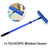 Extendable Window Cleaning Kit 2-in-1 Wash & Squeegee Tool (Telescopic, Sponge)