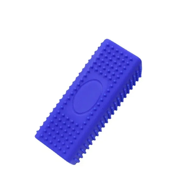 Silicone Dog Hair Brush Remover Cars Furniture Carpet Clothes Cleaner (Blue)