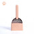 Cat Litter Box Shovel Kitten Toilet Cleaning Tool With Base (Coffee Pink)