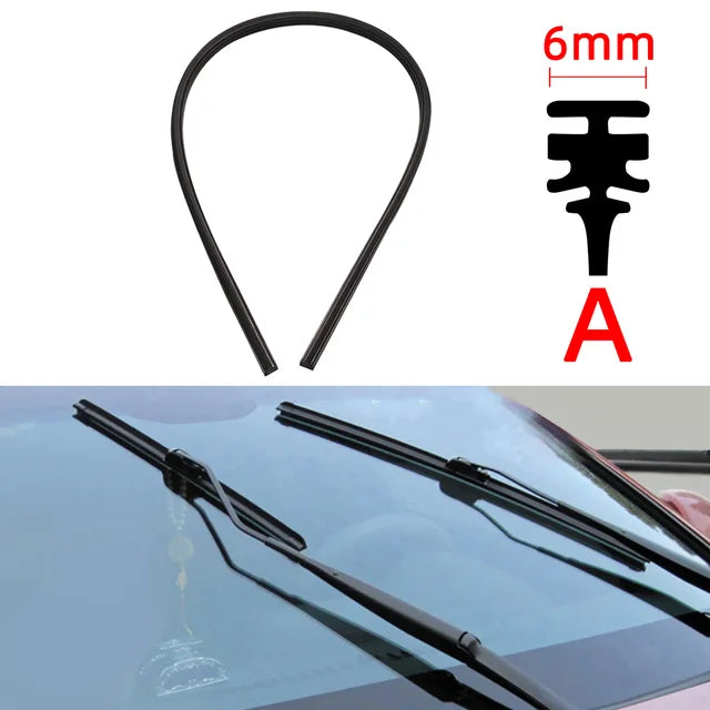 20" All Season Wiper Blade Refills Natural Rubber for Clean Sweeps