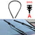 20" All Season Wiper Blade Refills Natural Rubber for Clean Sweeps