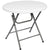 Folding Table White Portable, 32" Inches Height