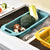 Kitchen Organizer Drain Basket General Fruit and Vegetable Drain Basket (White)