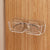 Transparent Glass Display Cabinet: Wall-Mounted Sunglass Storage (1 Pack)