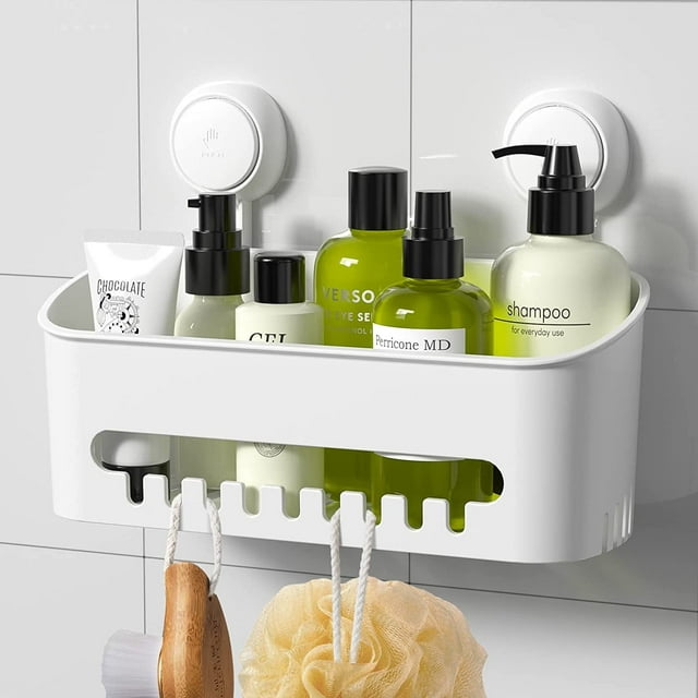 No Drilling Shower Caddy Organizer with Suction Cup