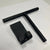 Black Multi-Purpose Squeegee & Window Cleaner for Streak-Free Shine