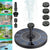 Solar Fountain Pump Free Standing Solar Birdbath Fountain for Bird Bath Small Pond Swimming Pool Garden Patio and Lawn