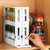 Spice Organizer Rack Multi-function Rotating Storage Shelf Slide Kitchen Cabinet Cupboard Organizer Kitchen Storage Rack