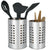 Cooking Utensil Holder 2 Pieces, Stainless Steel Cooking Utensil Organizer for All Kitchens