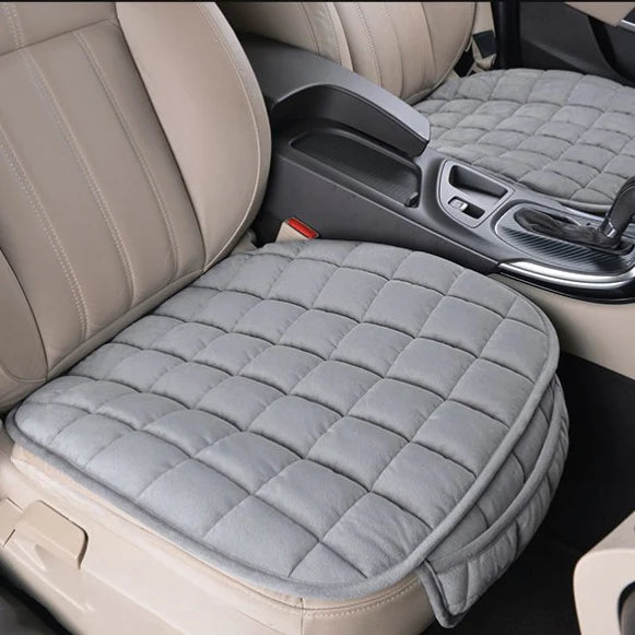 Universal Winter Warm Car Seat Cover Cushion Anti-Slip, Gray