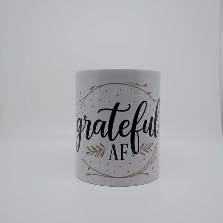 Thanksgiving Grateful AF 11 oz Ceramic Mug