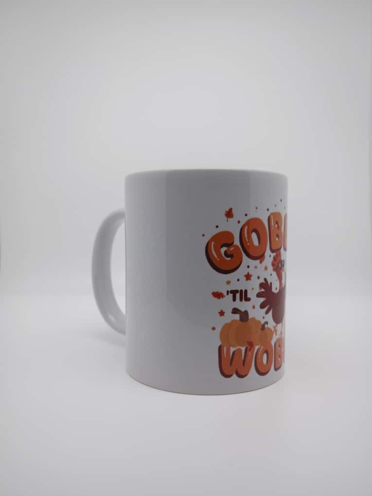 Thanksgiving Gobble Wobble 11 oz Ceramic Mug