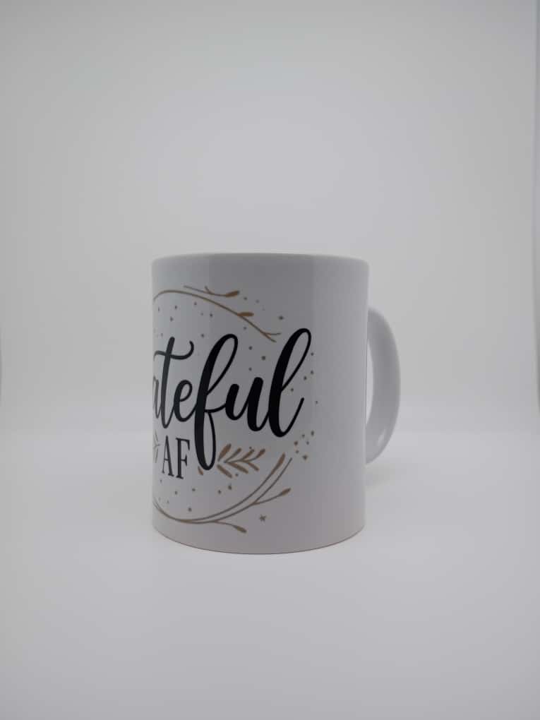 Thanksgiving Grateful AF 11 oz Ceramic Mug