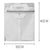 Washing Laundry Bag Mesh Organizer Net 3 Pack, White (30x40CM)