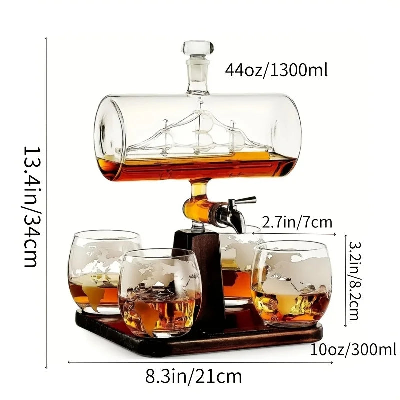 Smooth Sailing Decanter Set (5-Piece)