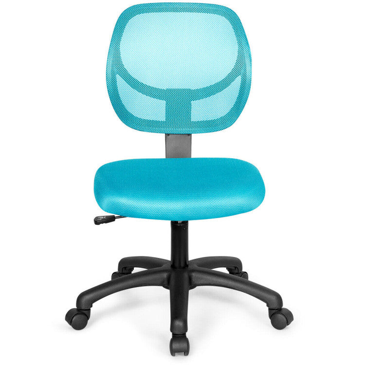 Ergonomic Office Chair with Lumbar Support (Blue)