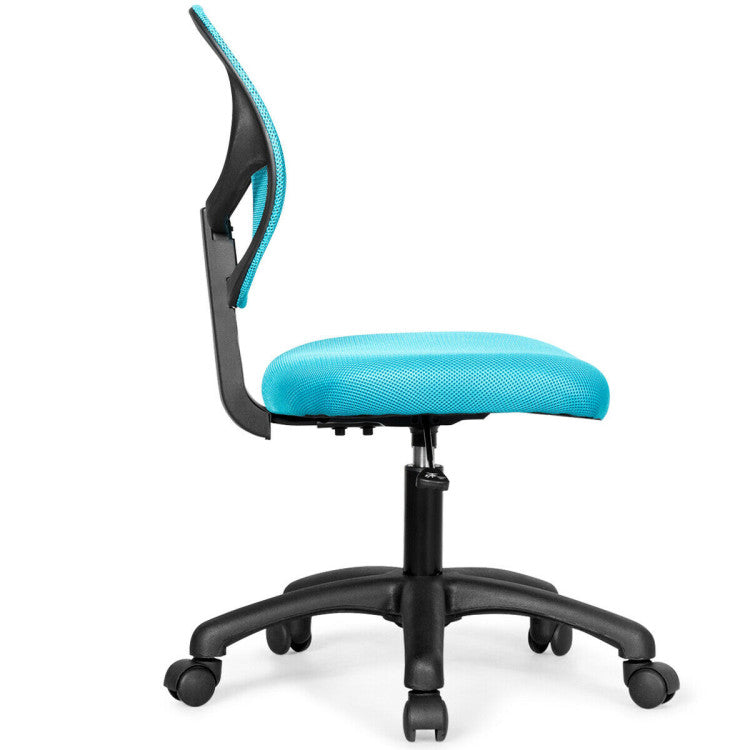 Ergonomic Office Chair with Lumbar Support (Blue)