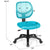 Ergonomic Office Chair with Lumbar Support (Blue)