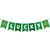 Lucky Irish Shamrock Clover Paper Banner Flag for St. Patrick’s Day Party