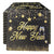 120pcs New Year Theme Disposable Paper Napkins Black Golden