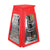 Collapsible Box Grater 8.25" Red Kitchen Tool
