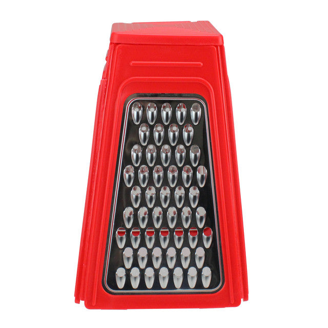 Collapsible Box Grater 8.25&quot; Red Kitchen Tool