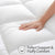 Extra Thick Mattress Topper Mattress Pad Cover 400TC Cotton Pillowtop Protector with 8-21 Inch Deep Pocket, Queen