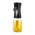 300ml Oil Spray Bottle for Kitchen Cooking, BBQ, Misto Style Sprayer (Black)