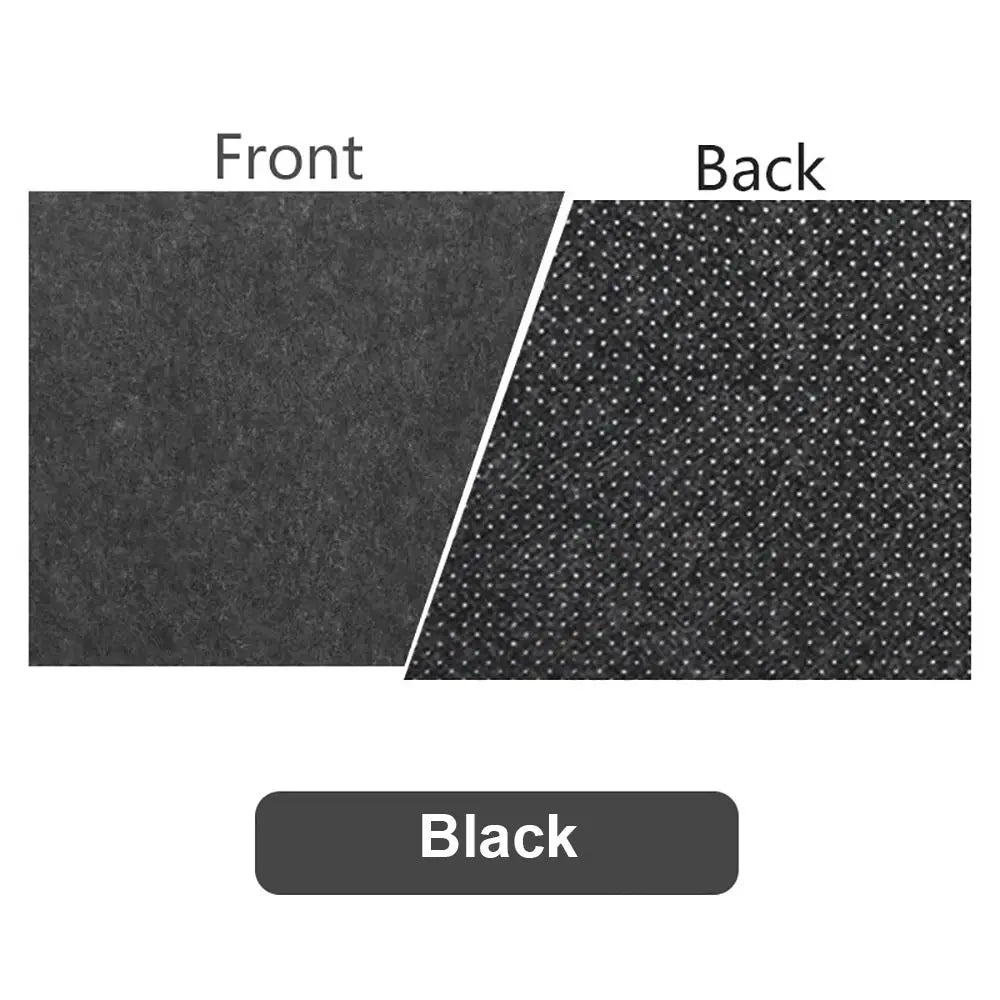 Wool Felt Mouse Pad Large Size Writing Mat for Home Office (Black)