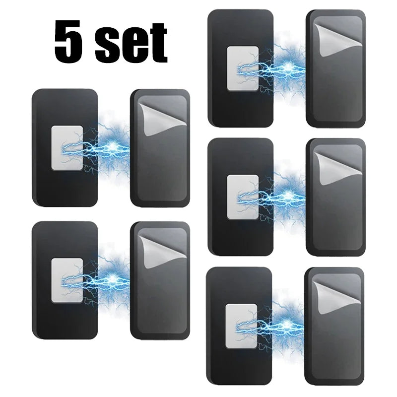 Magnetic Door Catch Invisible Hidden Closet Furniture (Black)