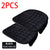 Soft Car Seat Cover Skin-Friendly 2PCS Plush Automotive Seat Cushion (Black)