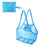 Beach Toy Storage Bag 2 Piece Mesh Outdoor Grocery Bag (Blue)