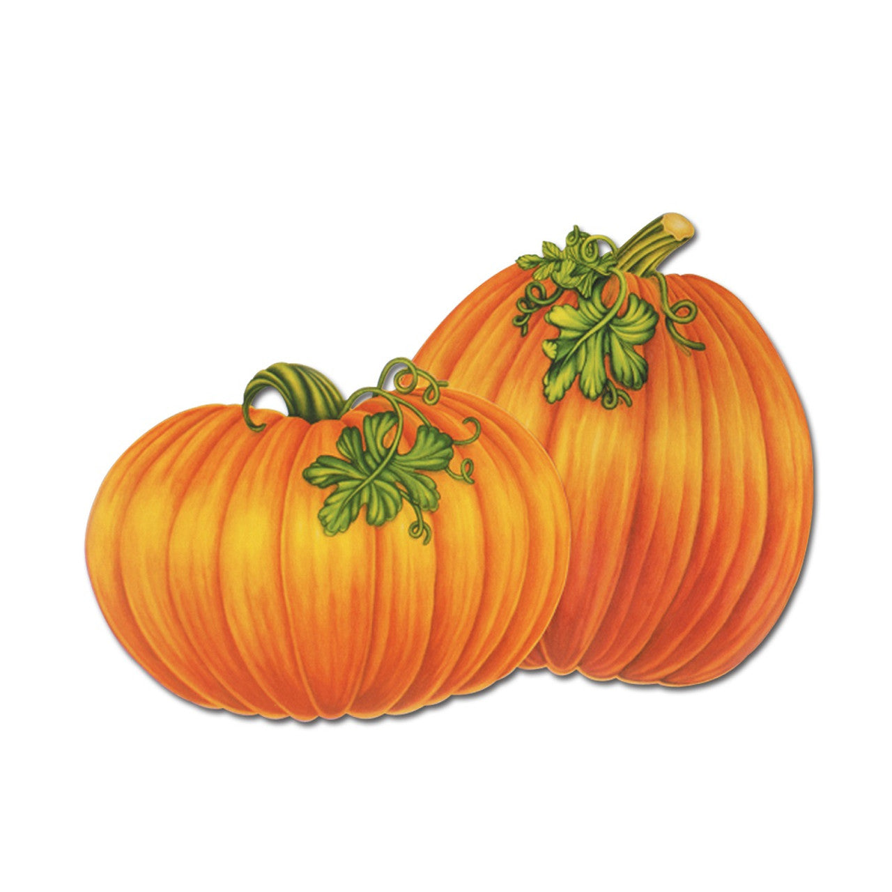 Pack of 48 Festive Pumpkin Thanksgiving Cutouts Thanksgiving Decor (15.5")