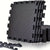 EVA Yoga Mats 12 Pack for Your Home Studio (Black)
