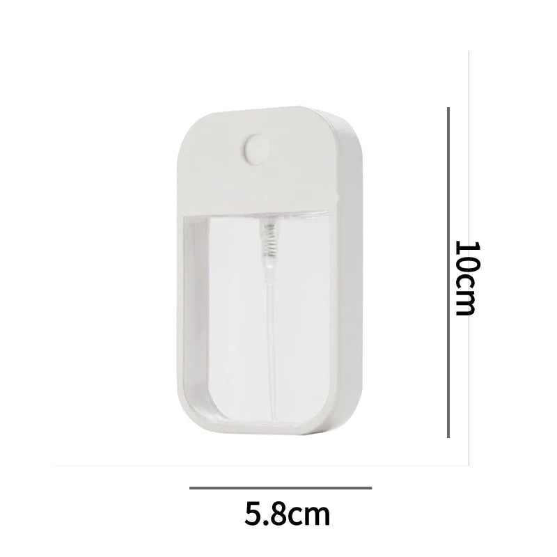 Portable Refillable Hand Sanitizer Alcohol Bottle (White)