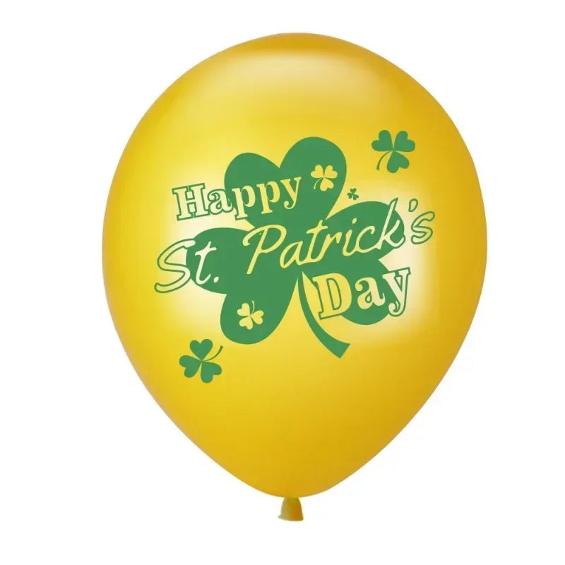 10pcs St. Patrick's Day Balloons  Latex Balloons for Party Decorations