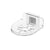 Universal Non Drilling Wall Mount CCTV Camera Holder (Clear)