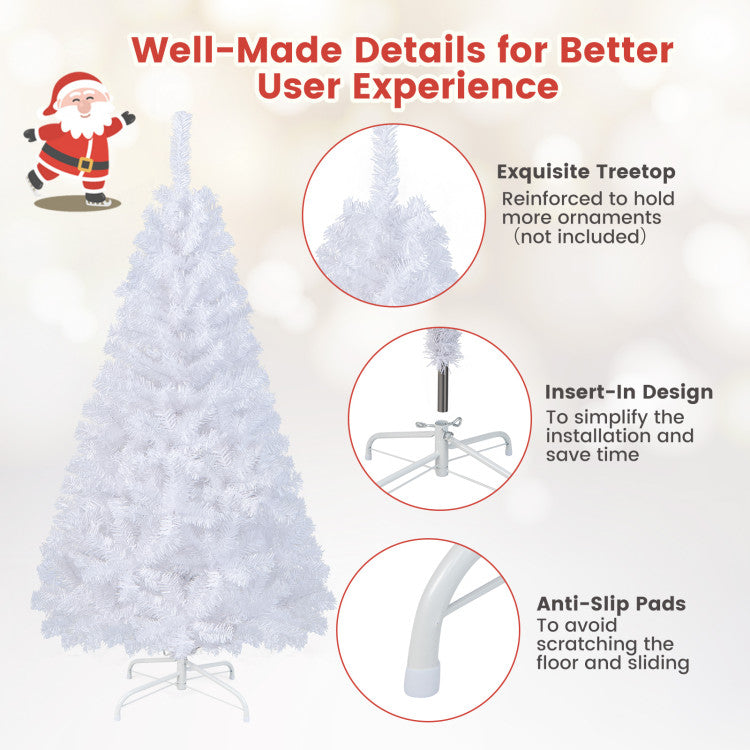 White Christmas Tree 5 Feet with Solid Metal Legs