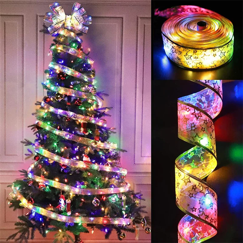 Christmas String Lights 10 Meter for Indoor Outdoor Christmas Decoration (Colorful)