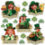 Green St Patrick's Day Cutouts 168ct, 14.75”