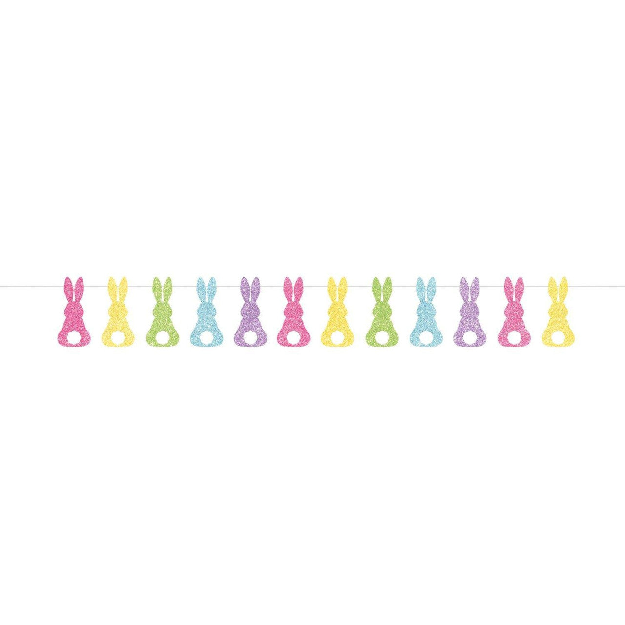 Easter Bunnies Party Banner 7' (Pack of 12)