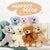 14" Teddy Bears 7 Pack Animals Plush Bear in 7 Colors