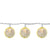 Patio String Mini Light Set, 10 Count Yellow and Clear Lemon, 8.5ft White Wire