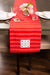 Red Striped Love and Arrows Valentine's Day Table Runner