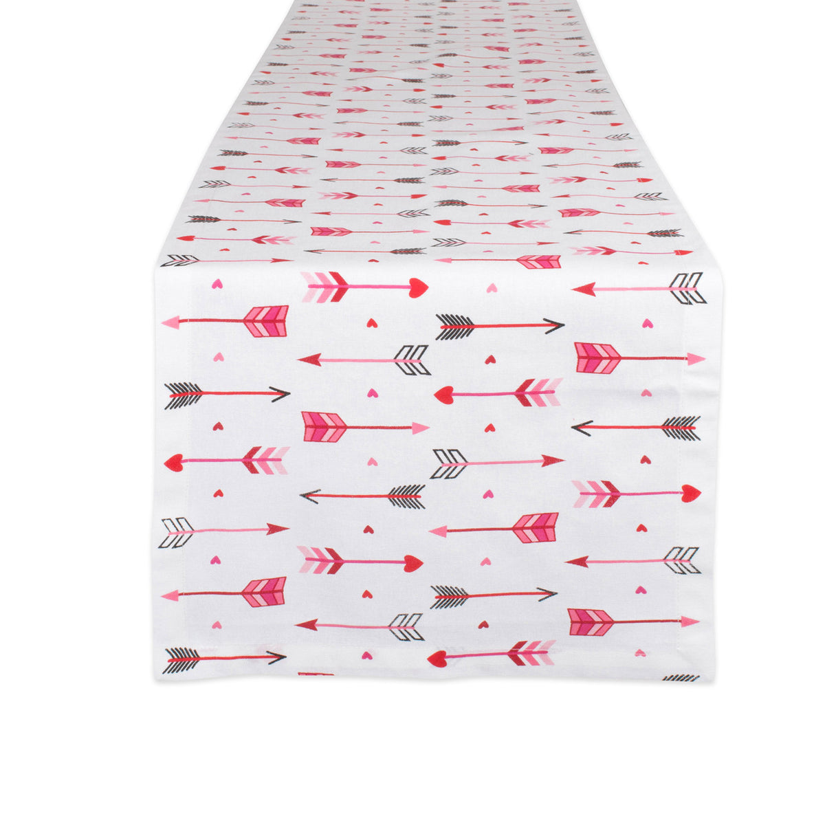 Hearts and Arrow Table Runner Romantic Table Decor 72&quot; for Valentine&#39;s Day