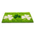 St. Patrick's Day Shamrock Doormat Green and White 18" x 30